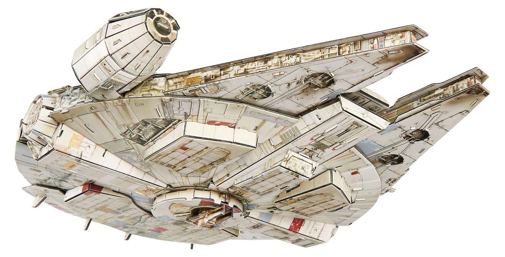 Kit de construction en carton Star Wars, Faucon Millenium, Image du produit 