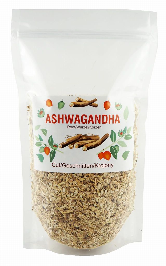 Ashwagandha-Wurzel geschnitten 500 g - zum Aufbrühen, Kräutertee