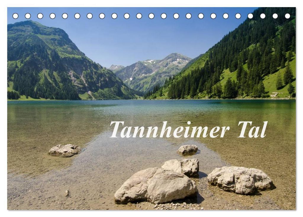 Tannheimer Tal (Tischkalender 2027 DIN A5 quer), CALVENDO Monatskalender