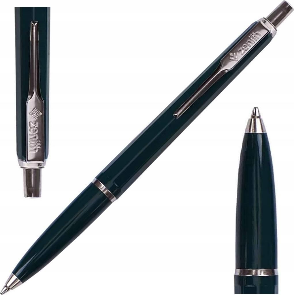 DRUCKKUGELSCHREIBER elegante blaue Mine ZENITH 7 Classic GRÜN