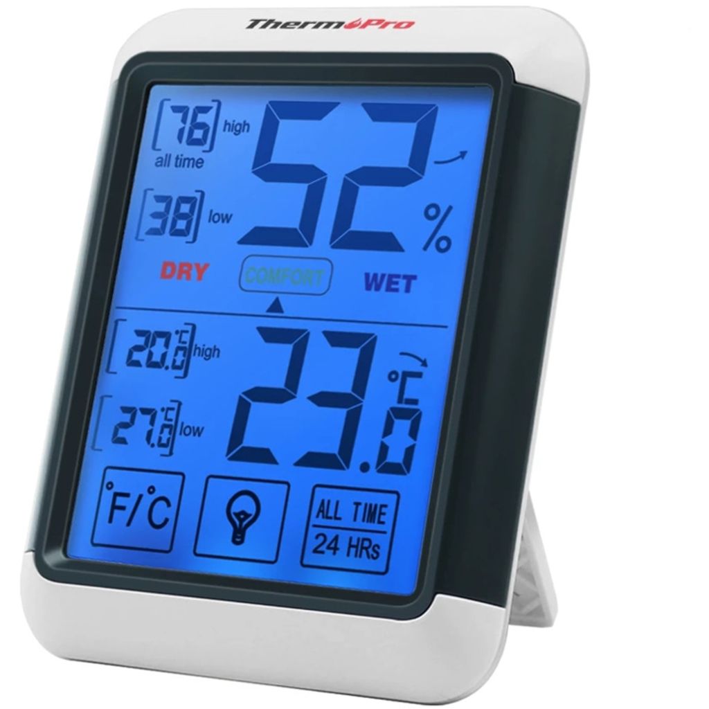 ThermoPro digitales Thermometer mit Feuchtigkeitsmessung TP-55