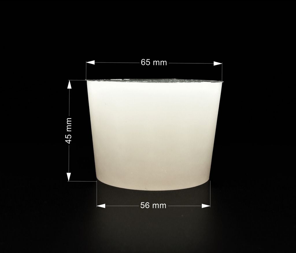 Silikon Stopfen 65/56mm - Silikonstopfen