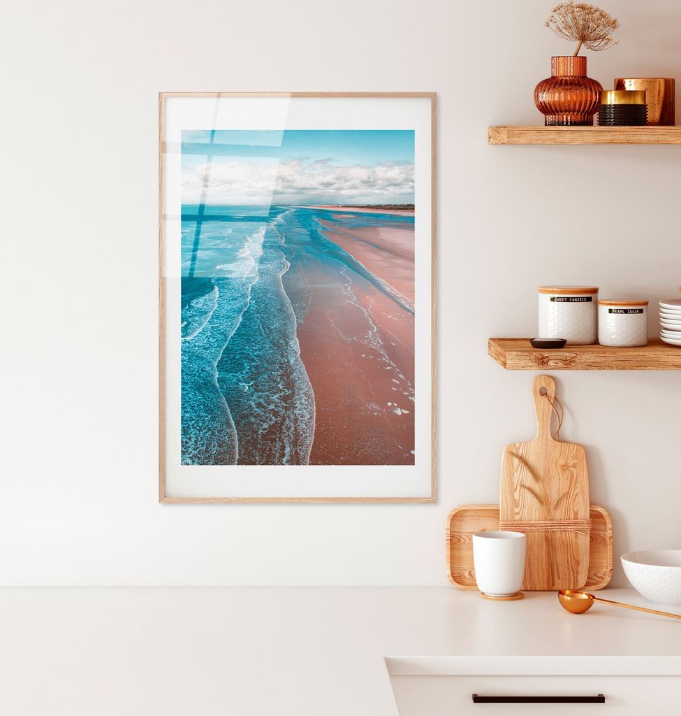 Wallity, UV-1057 - 30 x 45, Dekorative Malerei aus gehärtetem Glas, Mehrfarbig, 100 % gehärtetes Glas, 30 x 45 cm