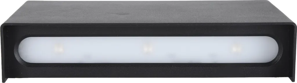 Applique Murale LED Sans Fil Noire RGB Magnétique Rechargeable USB