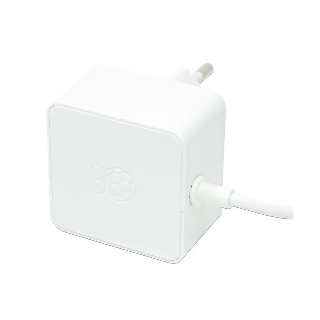 alimentatore micro USB ufficiale Raspberry Pi 5,1V / 2,5A, UE, bianco