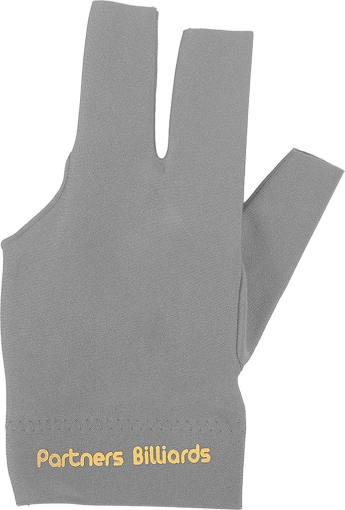 Billard-Pool-Handschuhe, 3 Finger, Queue-Shooter, Snooker, Sport-Handschuh für die linke und rechte Hand, dunkelgrau