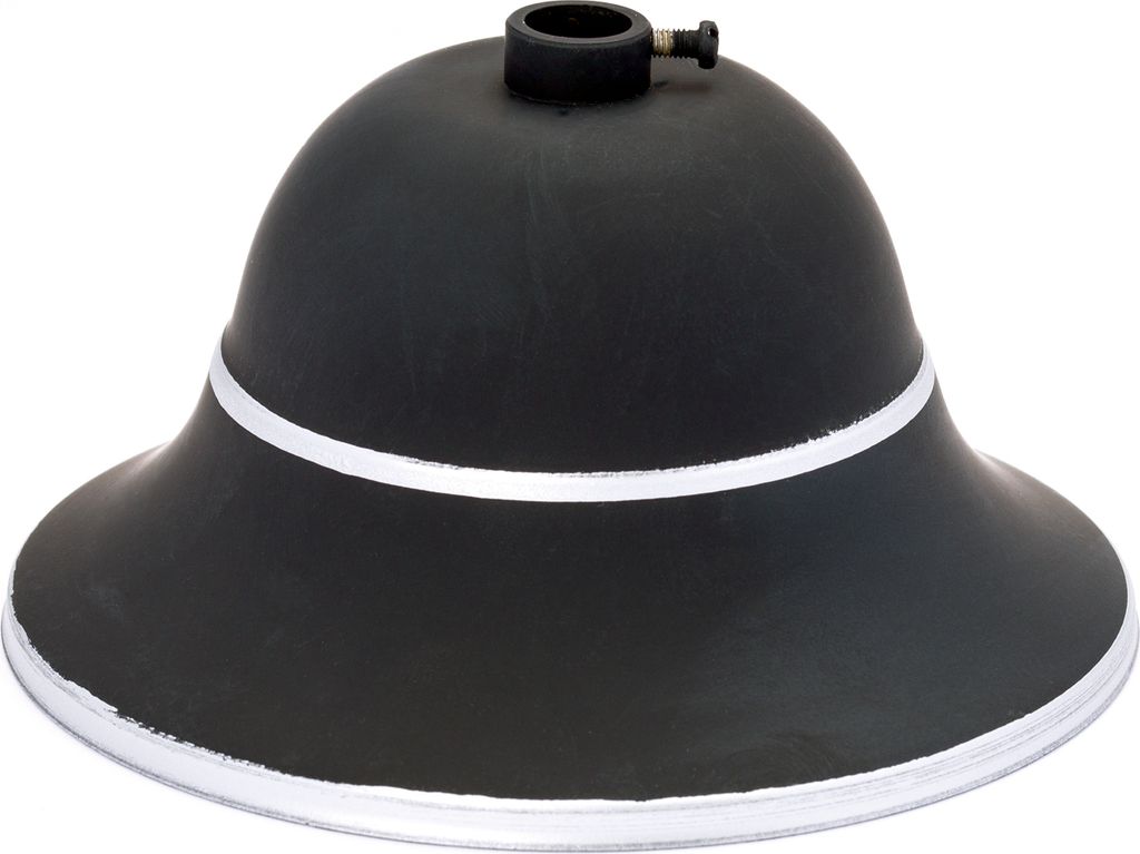 Deckenbaldachin Rosette Abdeckung für Hängeleuchten, Lampenbaldachin mit Stellring, Ø 110 mm, Schwarz-Silber