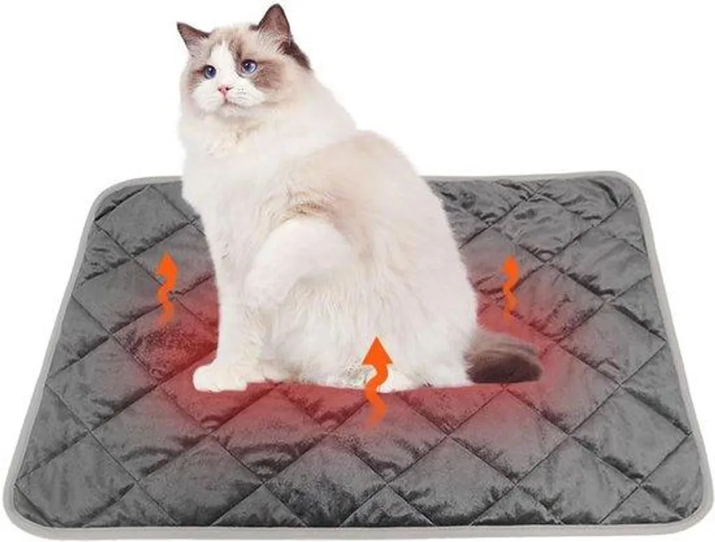 Couverture chauffante autonome sans électricité - Modèle hiver gris M