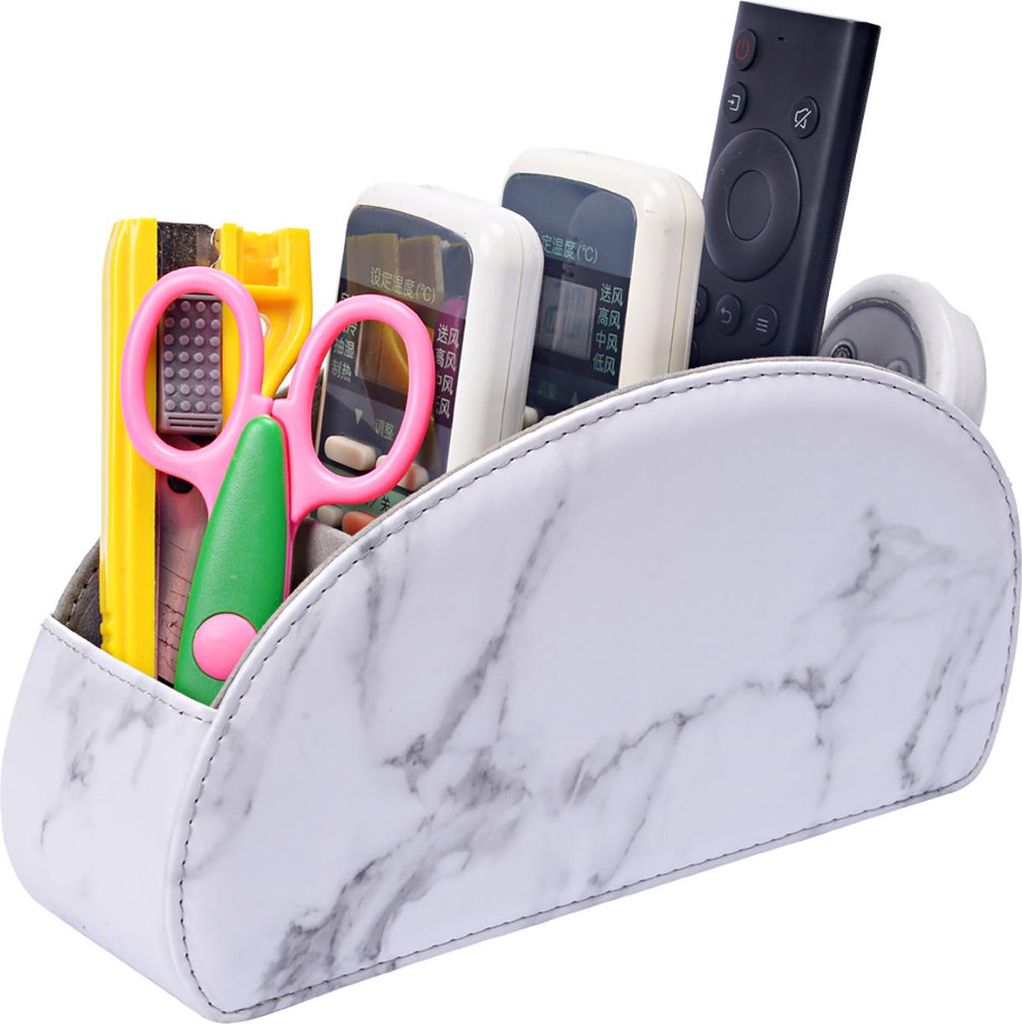 Aufbewahrungsbox für Fernbedienungshalter mit 5 Fächern, große Kapazität, Aufbewahrungs-Organizer für Fernbedienungen, Stifthalter