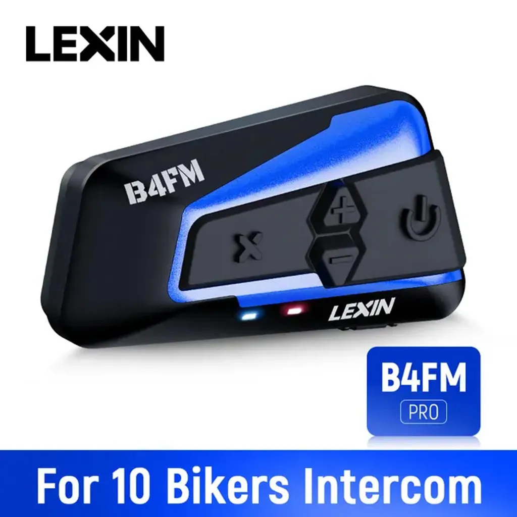 Kit interphone moto pour communication groupe B4FM-X Bluetooth 5.0