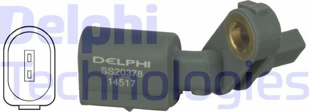 DELPHI ABS Sensor Raddrehzahl für VW Lupo (6X1, 6E1) SS20378