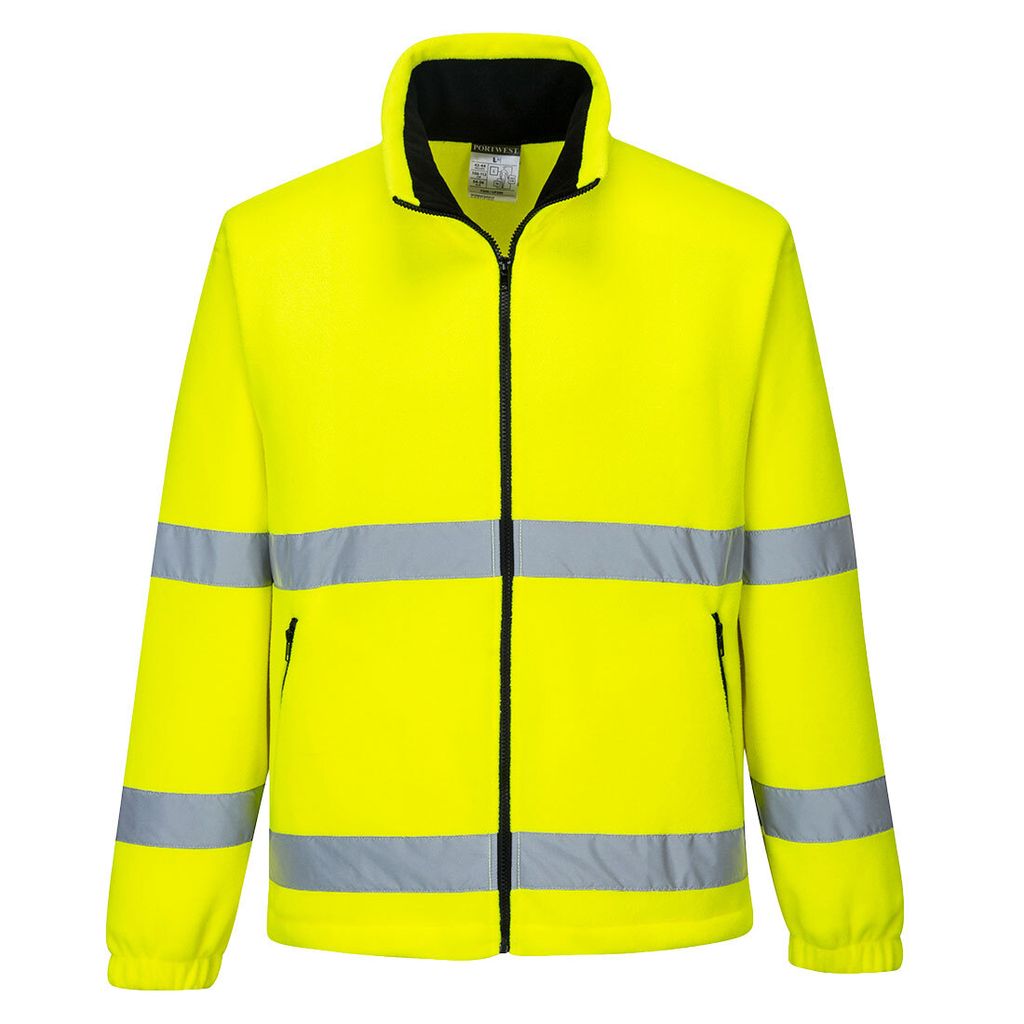Portwest F250 Warnschutz-Fleece-Jacke Essential Yellow Gr. XXXL