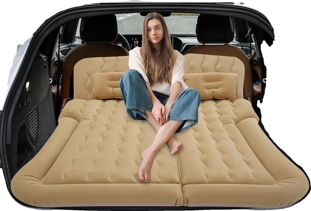 Lit d'appoint gonflable 2 personnes avec gonfleur électrique automatique