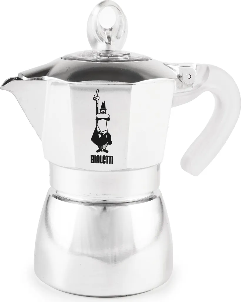 Machine à café italienne Bialetti Dama Pure Ice 3 tasses en métal argent