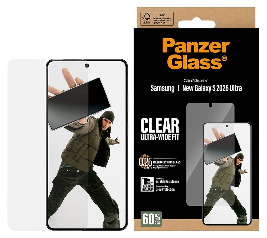 PanzerGlass® schermbeschermer voor Samsung Galaxy S26 Ultra Productafbeelding 