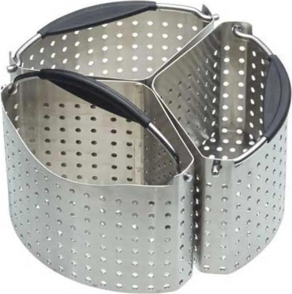 Set di 3 divisori per pentole in acciaio inox Masterclass Immagine del prodotto 