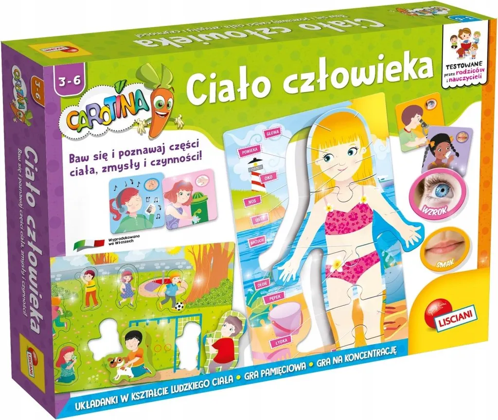 Jeu Éducatif Le Corps Humain Carotina : Apprendre l'Anatomie en S'Amusant