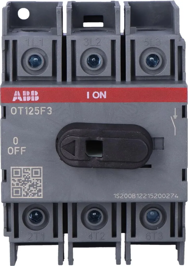 Sectionneur de Puissance 125A ABB : Solution de Coupure Sécurisée IP20