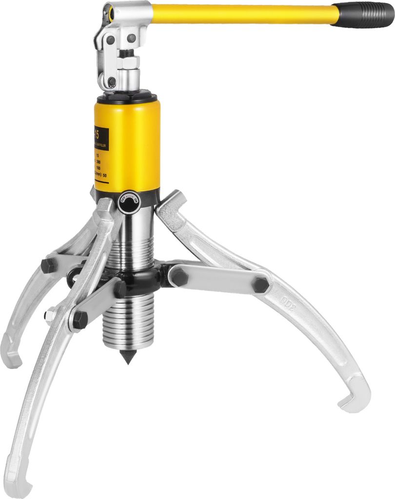 SucceBuy 15 Tonnen hydraulischer Zahnradabzieher, verstellbar, 3 Backen, Radlager-Abzieher, 3-in-1-Pumpe, Ölrohr-Ziehmaschine, Radlager-Naben-Entf...