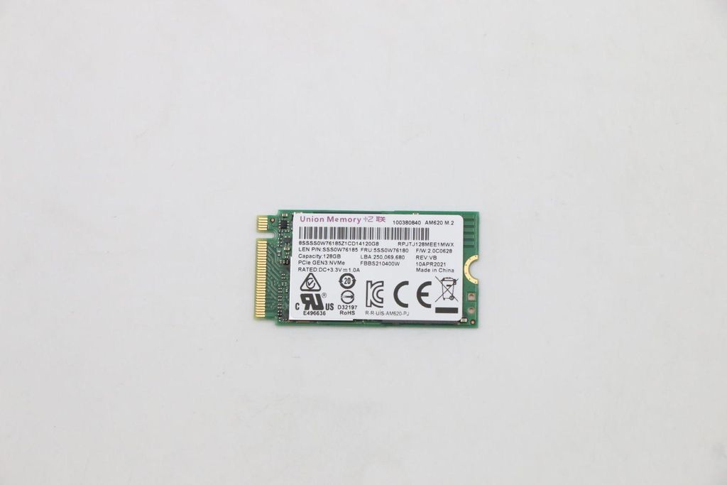 Lenovo 5SS0W76180 Interný SSD disk U.2 128 GB PCI Express Obrázok produktu 