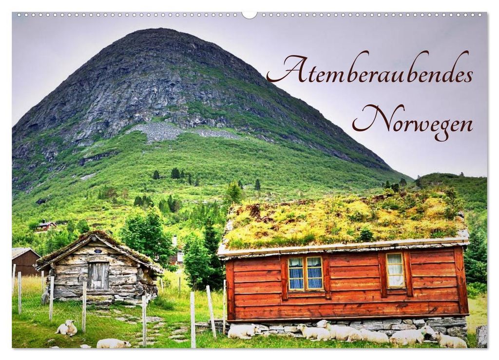 Atemberaubendes Norwegen (Wandkalender 2027 DIN A2 quer), CALVENDO Monatskalender