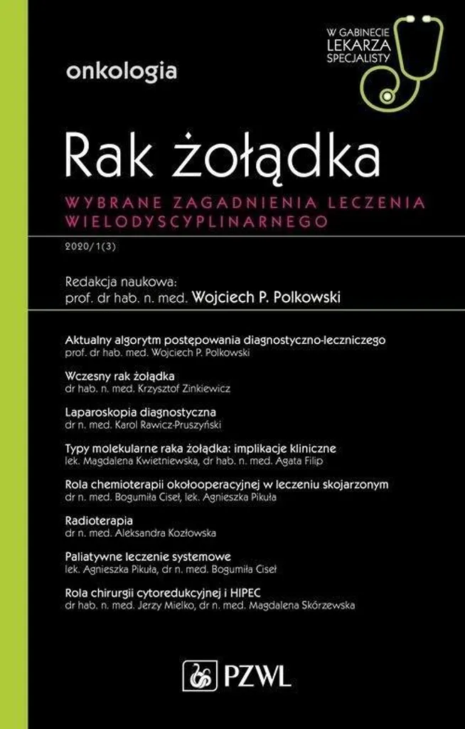 Livre cancer de l'estomac et chirurgie pour médecin en polonais