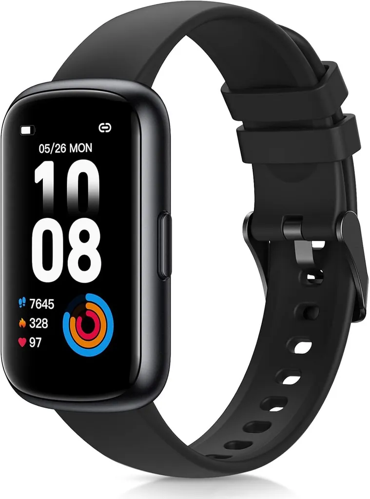Smartwatch signore fitness watch uomini fitness tracker pedometro orologio con cardiofrequenzimetro SpO2 misurazione sonno monitoraggio sport orologio 3ATM impermeabile Android IOS