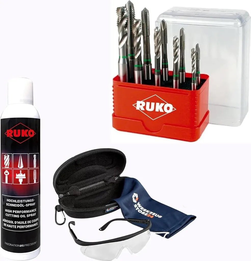 Évitez la casse avec ce kit tarauds machine HSS-CO M4-M10 haute qualité