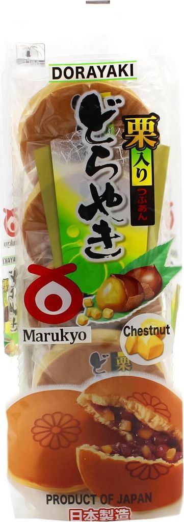 Marukyo Dorayaki Japanische Pfannkuchen mit Adzukibohnen Produktbild 