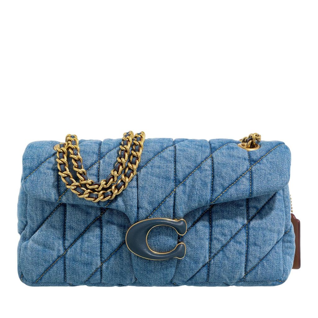 Coach Quilted Denim Tabby Shoulder Bag 26 Indigo blue A0298182