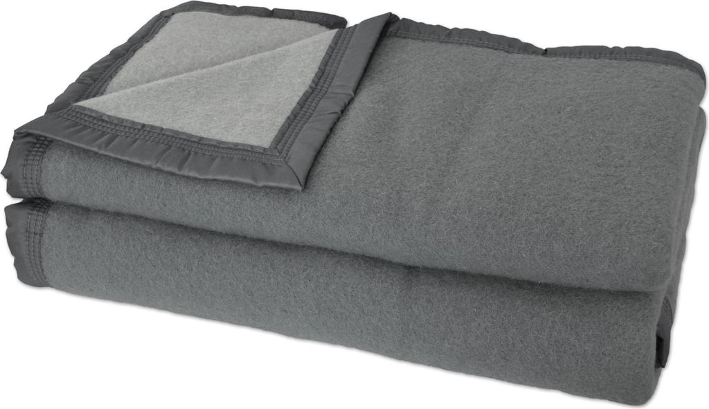 Decke aus 100% reiner Schurwolle 500g/m²