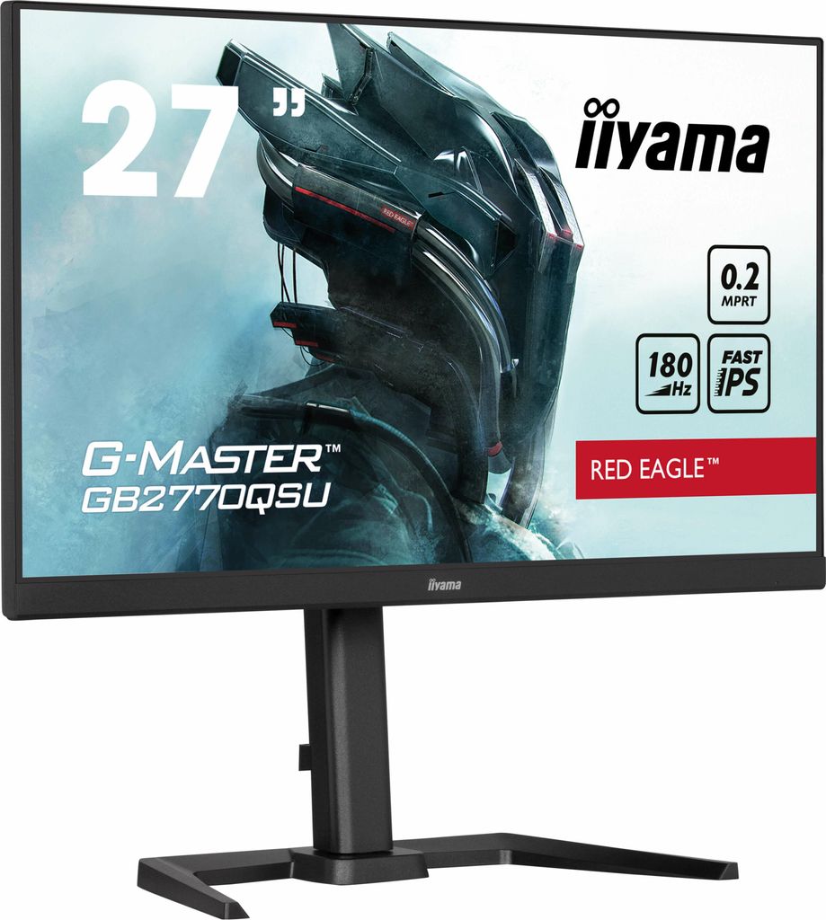 iiyama G-Master GB2770QSU-B6 Red Eagle, Gaming-Monitor, Produktbild 