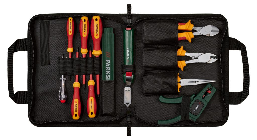 PARKSIDE® 1000 V Elektriker-Werkzeug-Set, 13-teilig Produktbild 