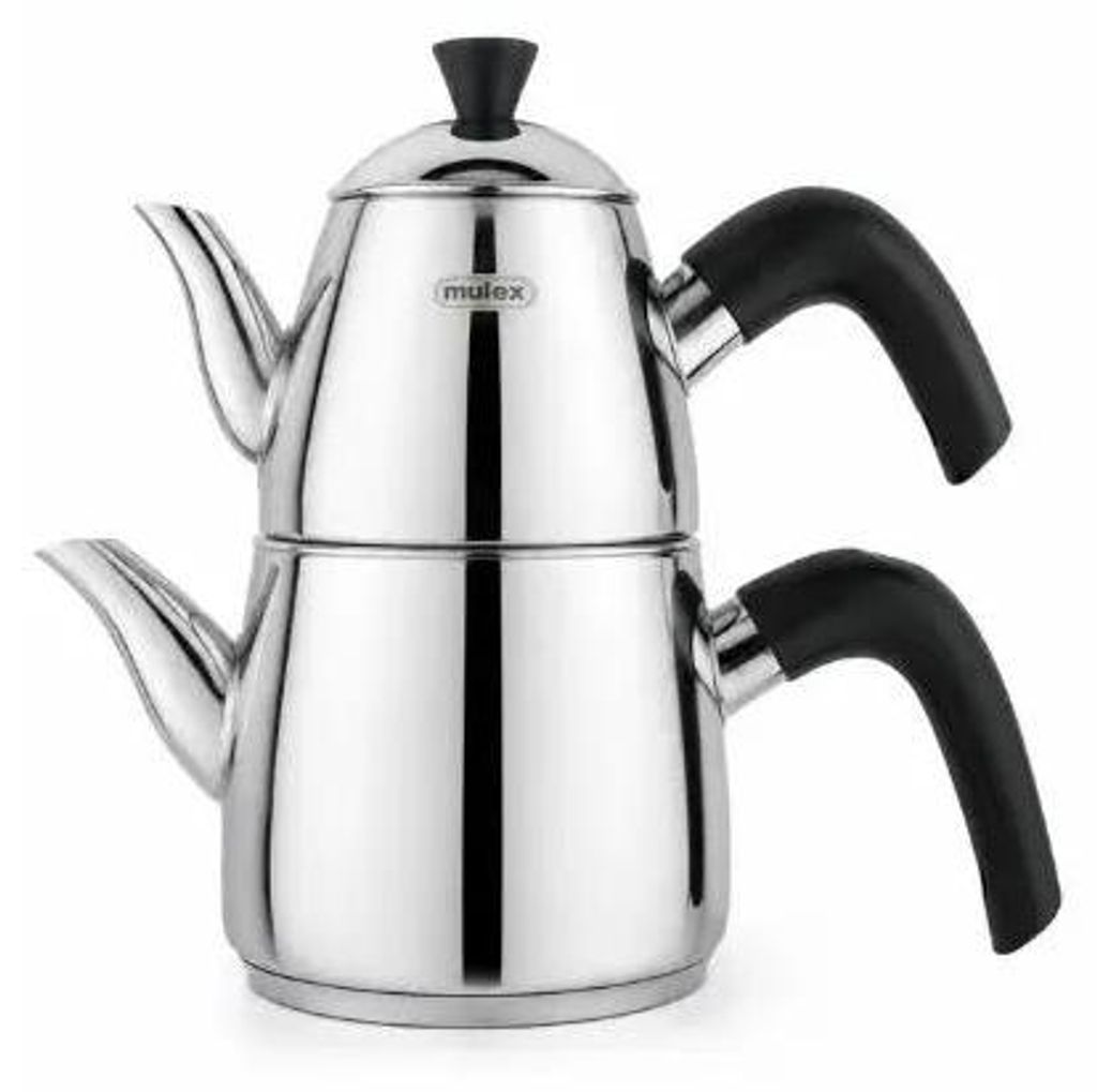 Mulex Theepotset 1,0 l + 2,0 l RVS Productafbeelding 