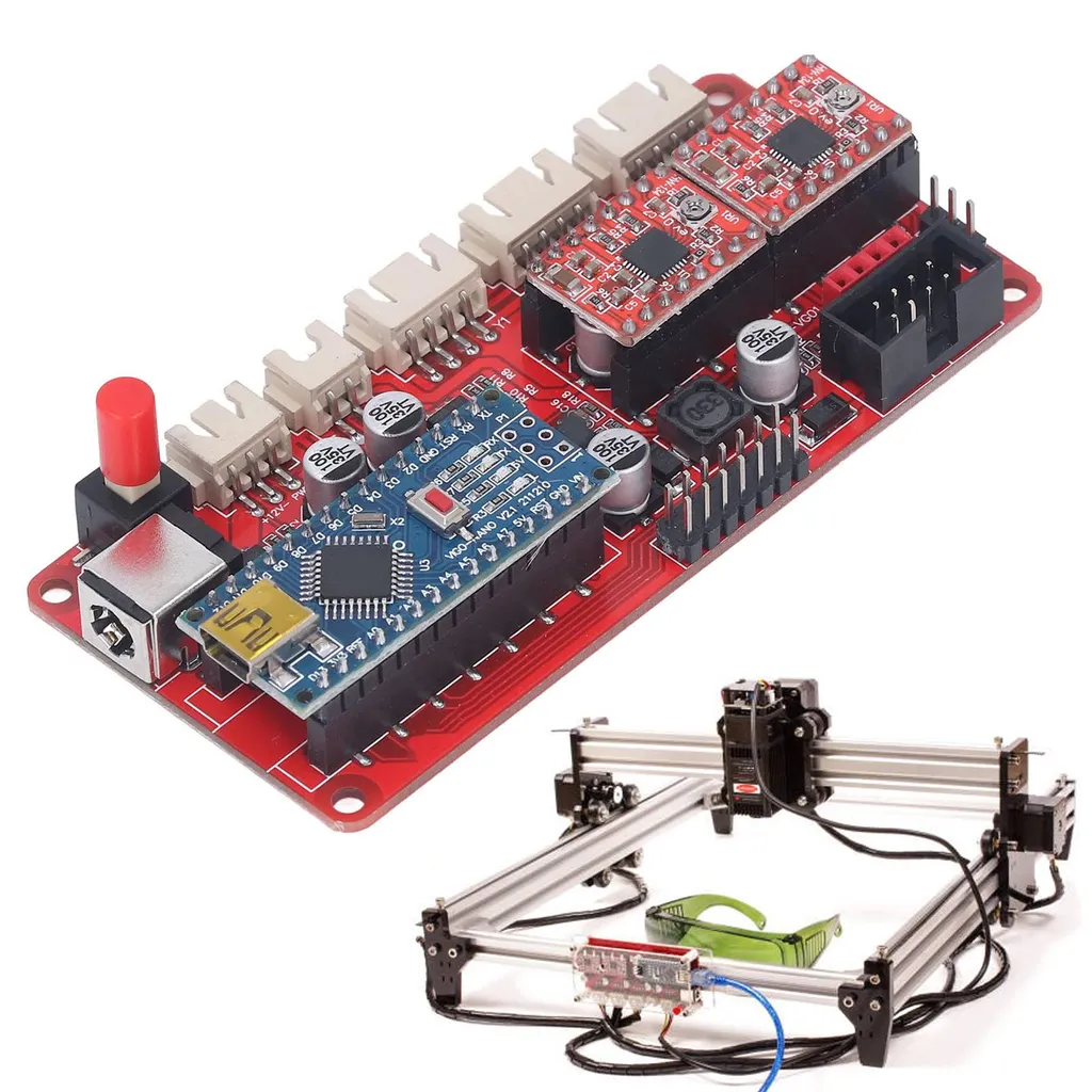 Contrôleur CNC USB Double Axe Y Stable avec Câble 5 Broches de Précision