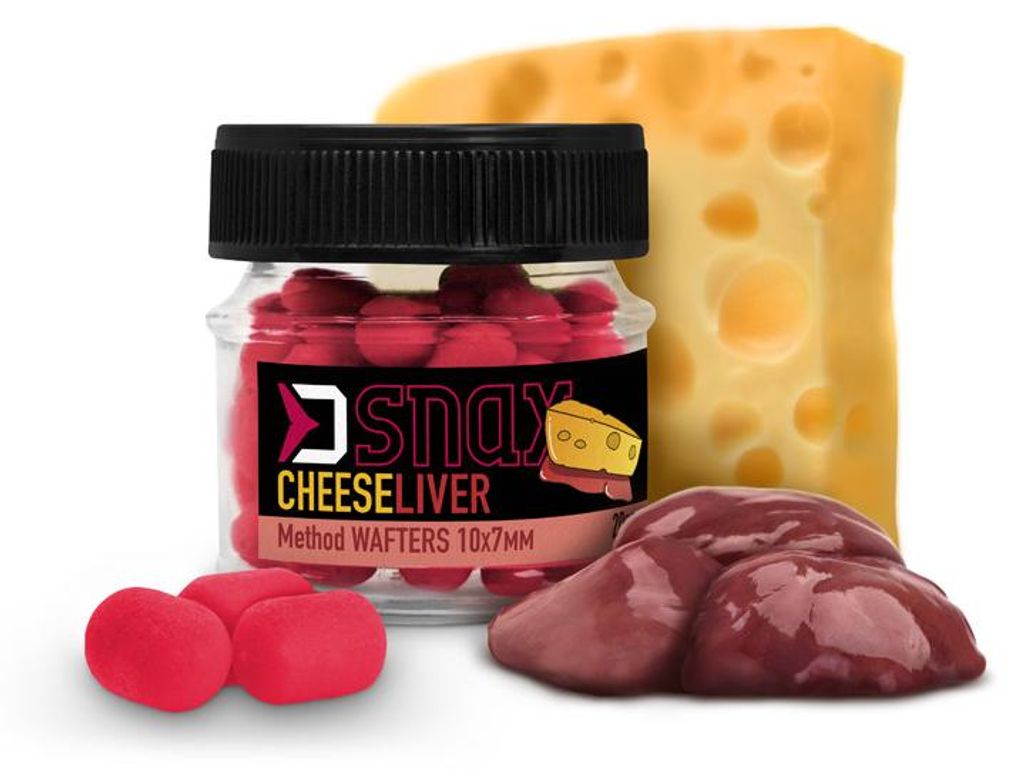 DELPHIN D SNAX WAFT: Cebos de 7x5.5mm/20g con sabor a queso Imagen del producto 