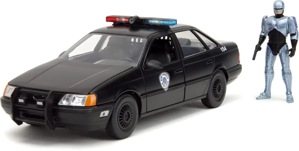 Véhicule Robocop Ford Taurus 1:24 - Idéal pour Décoration et Vitrine