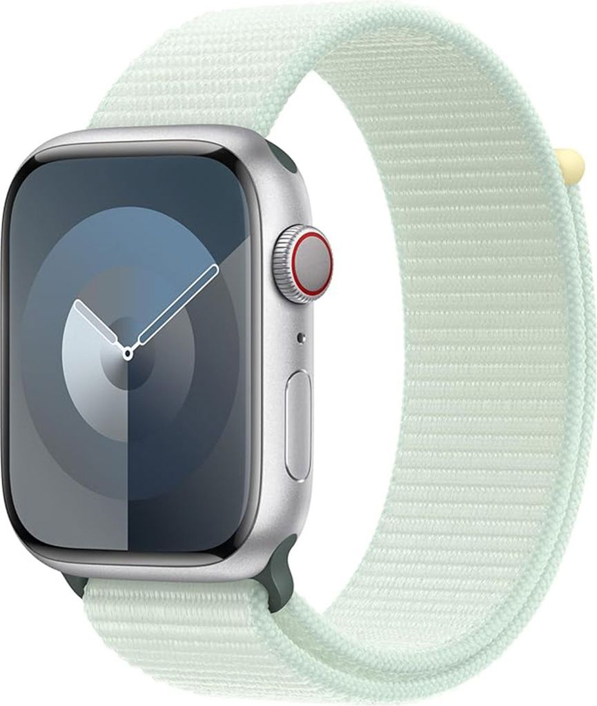 Apple MW4Q3ZM/A Intelligentes tragbares Accessoire Band Mintfarbe Nylon, Recyceltes Polyester, Elasthan