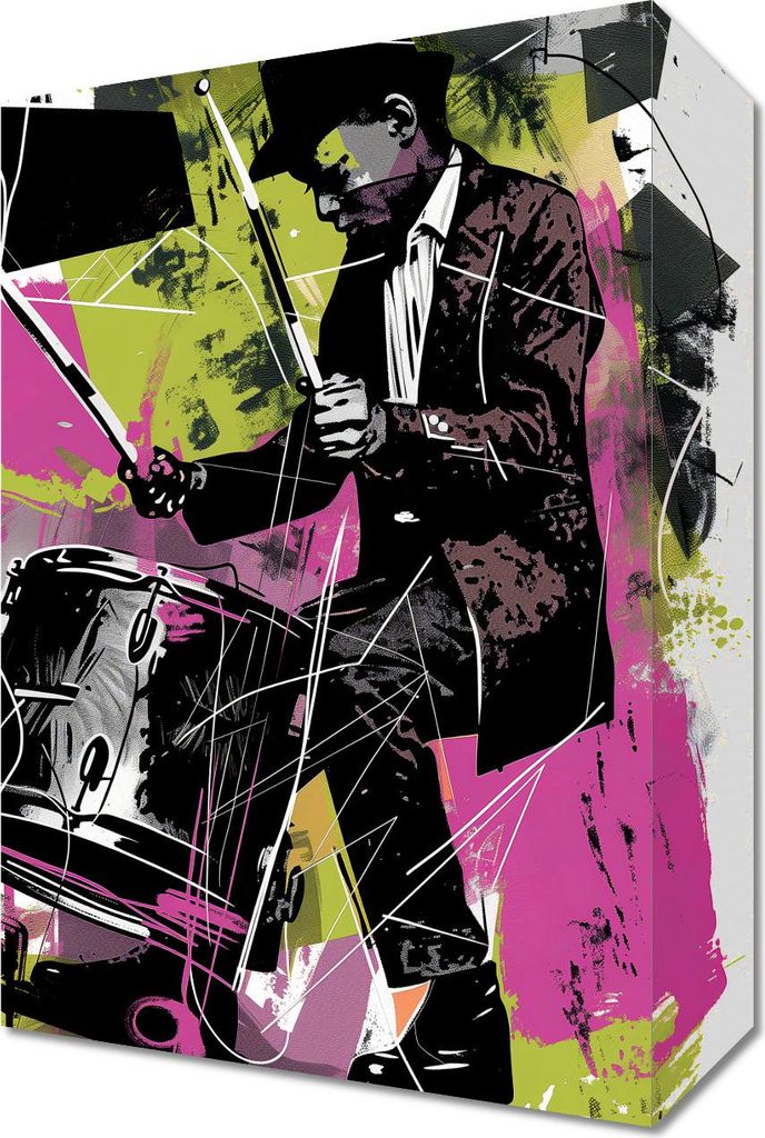 Bild 20x30cm Schlagzeug-Energie