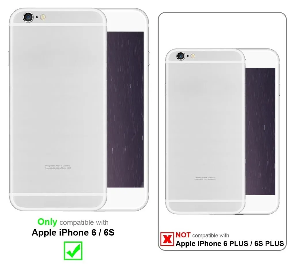 Custodia iPhone 6S Cadorabo Argento - Cover Morbida in Silicone e TPU - 2
