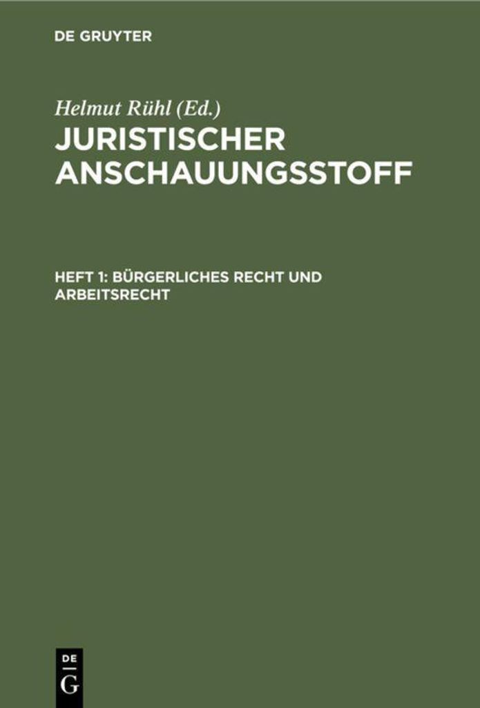 Bürgerliches Recht und Arbeitsrecht