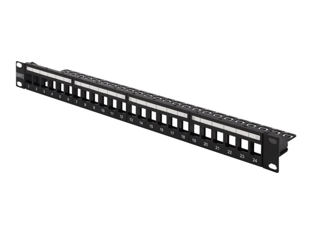 DIGITUS Pannello Patch Modulare 1U 24 Porte - Addio Interferenze di Rete