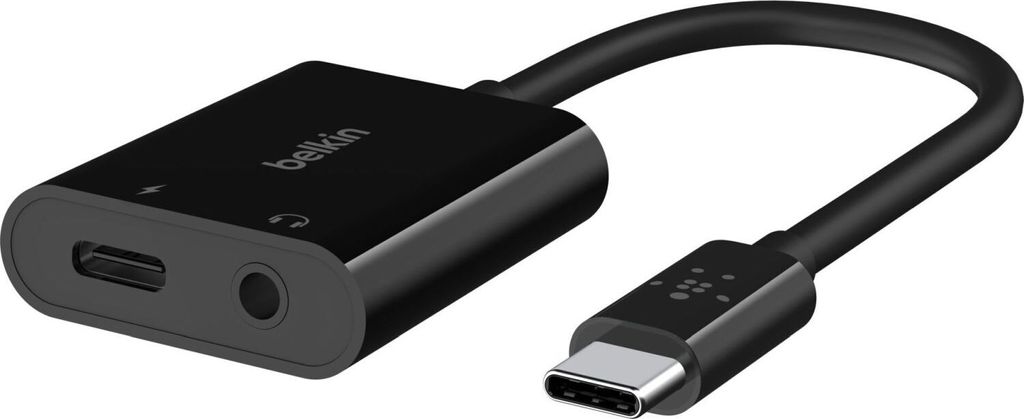Belkin NPA004BTBK, USB 3.2 Gen 1 (3.1 Gen 1) Type-C, 3.5mm, Produktbild 