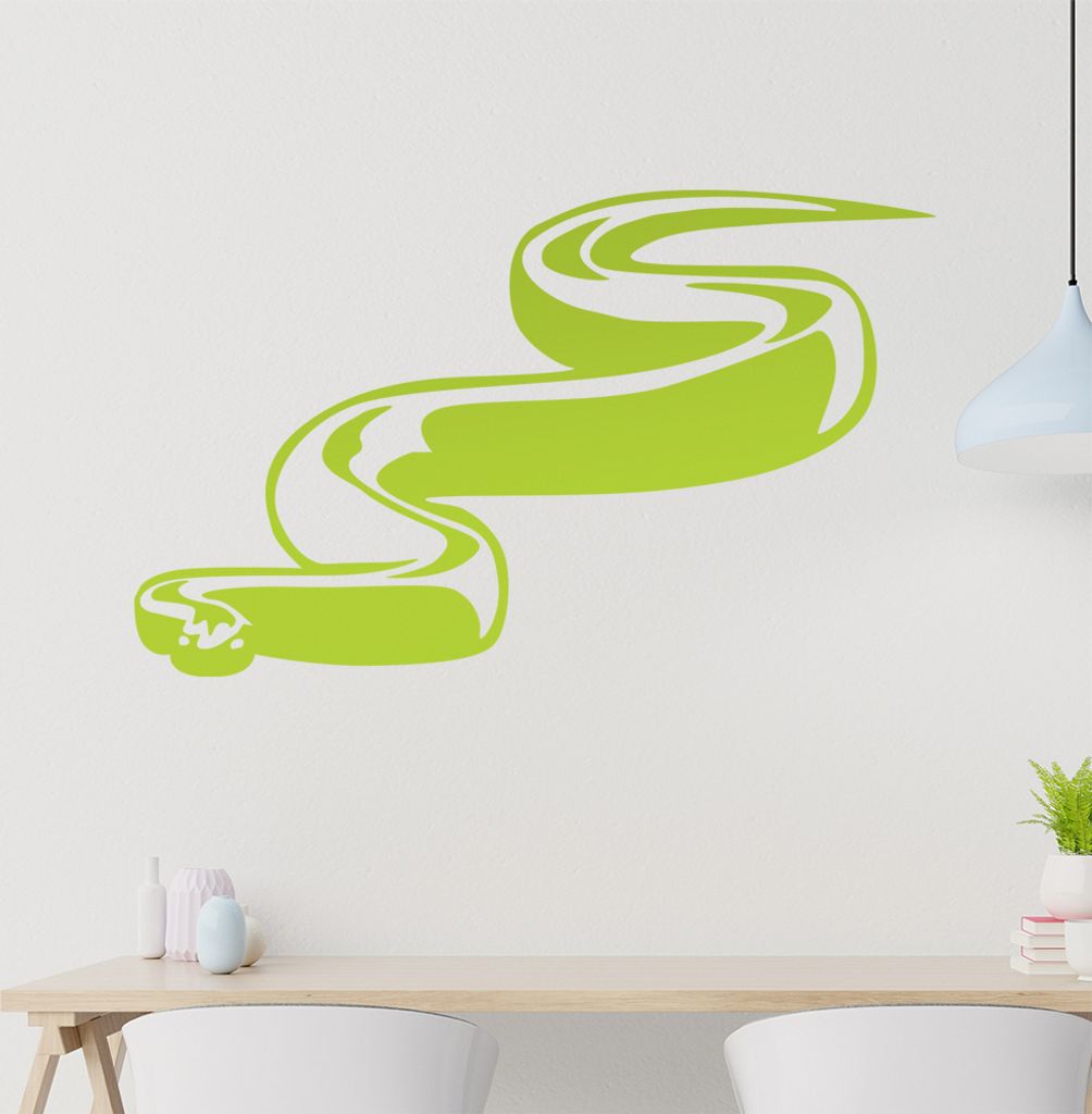 Schlange Wandtattoo in 6 Größen - Wandaufkleber Wall Sticker - Dekoration, Küche, Wohnzimmer, Schlafzimmer, Badezimmer