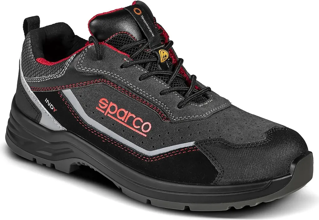 Chaussures de sécurité Sparco S1PS ESD, semelle SR antidérapante, taille 43