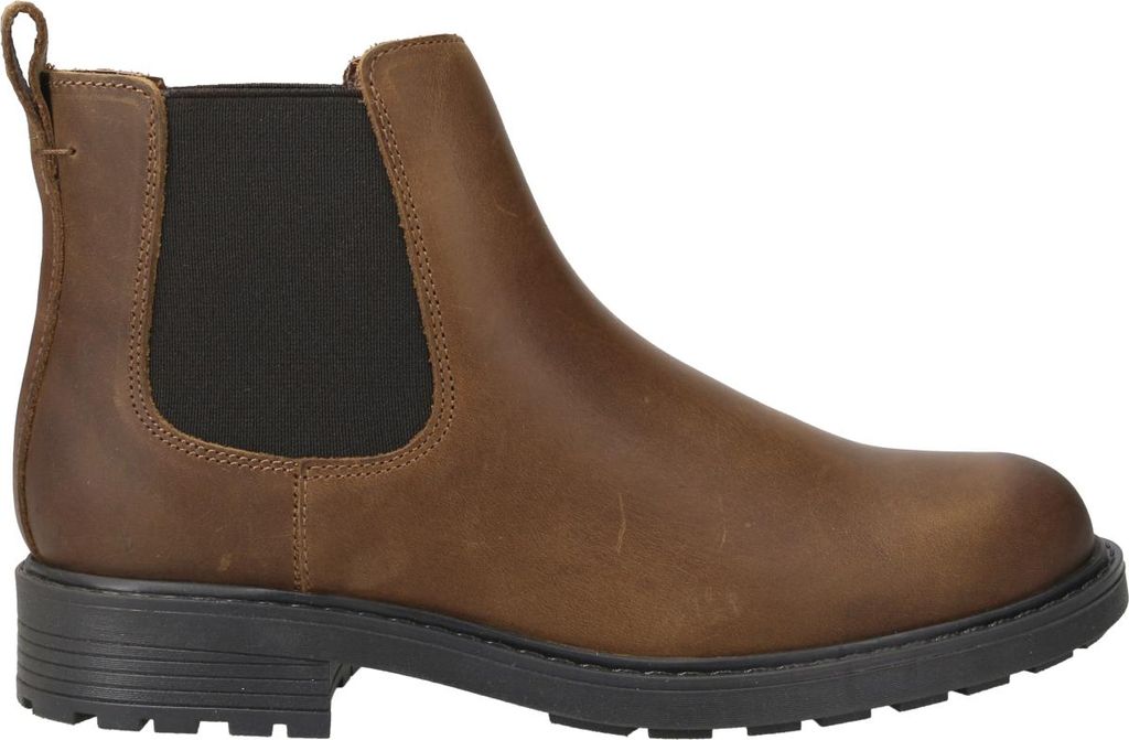 Clarks Stiefelette Orinoco2 Lane, Glattleder, Braun, Damen