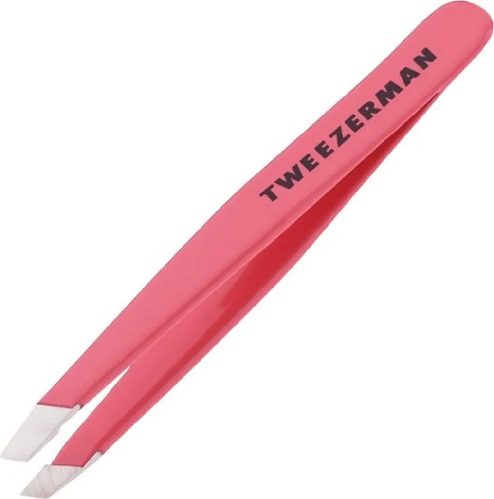 Tweezerman Pince à épiler biseautée Rose Géranium de haute précision - 8