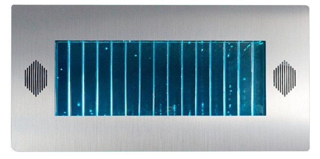 Wandpaneel led Wasserwand Wasser Wände Wasser Blasen Wand Waterwall 115x55 Bild