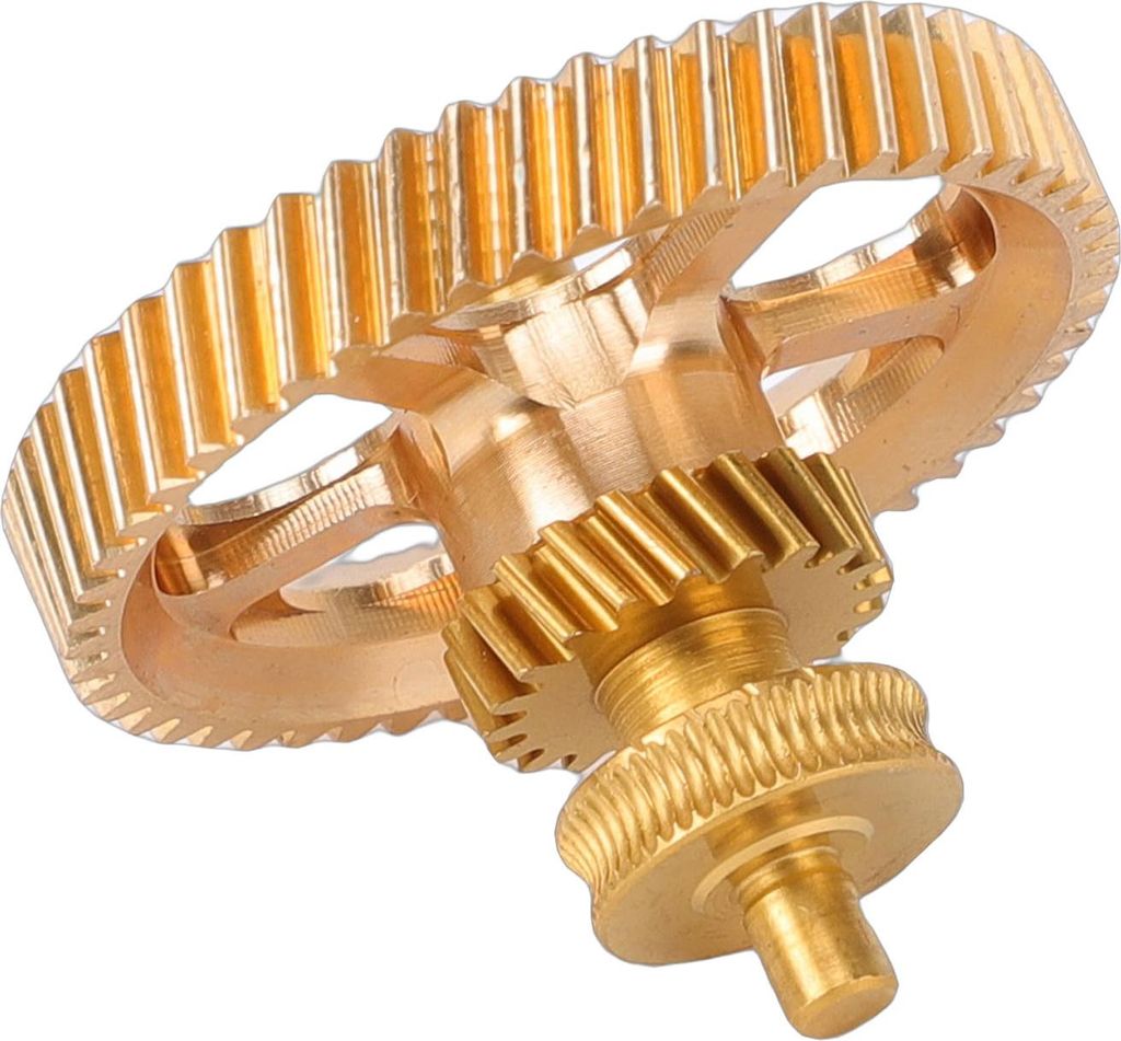 Extruder Zahnrad Montage fit für Bambu Lab X1C P1P P1S 3D Drucker Teile Messing und DLC beschichtetem gehärtetem Stahl Kit Gold