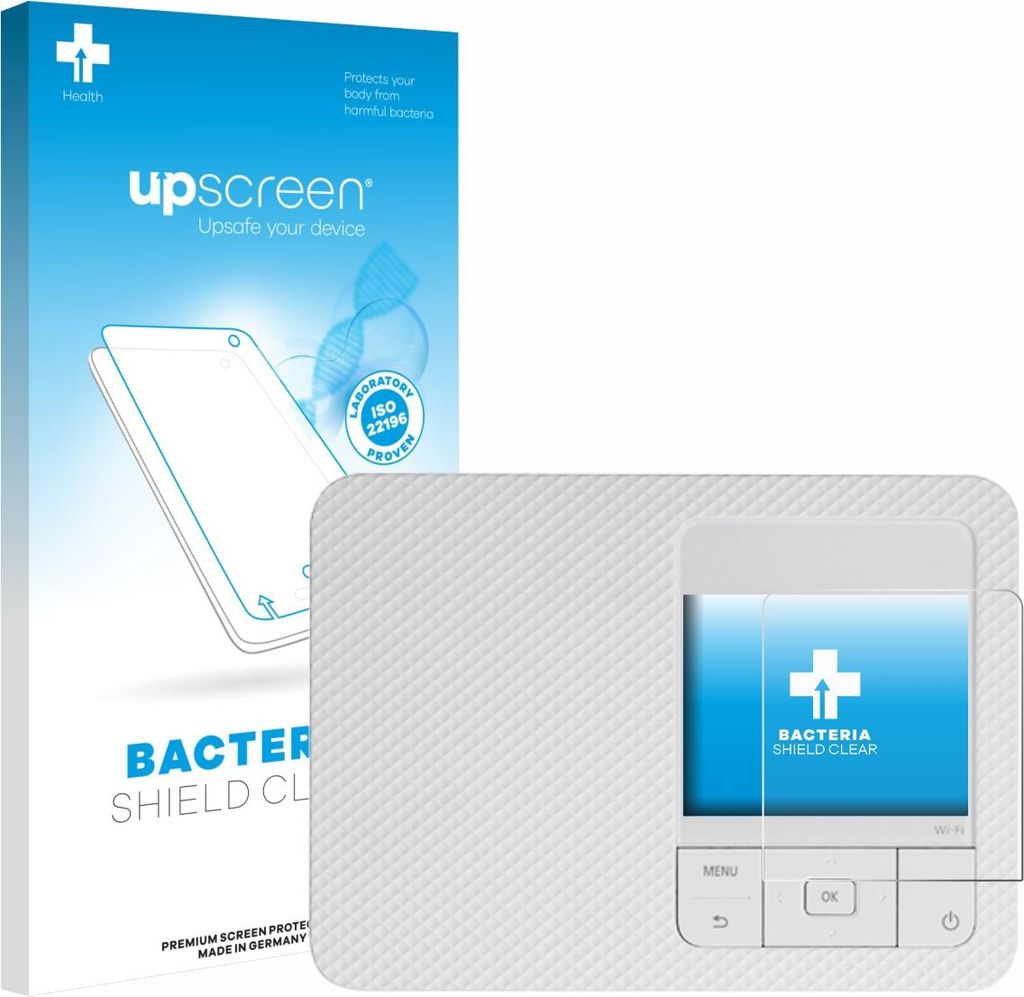 upscreen Schutzfolie für Canon Selphy CP1500 Mini Displayschutz Displayschutzfolie Folie Klar antibakteriell